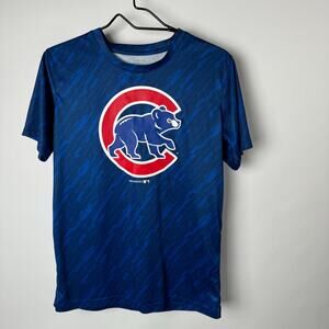 Youth Chicago Cubs Genuine Merchandise MLB T-shirt Logo DryFit